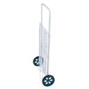 Ver imagem 2 de Carrinho de Feira e Compras Dobravel Branco Reforcado Resistente e Pratico