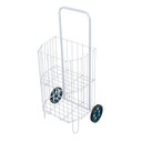 Ver imagem 1 de Carrinho de Feira e Compras Dobravel Branco Reforcado Resistente e Pratico