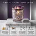 Ver imagem 6 de Cachepot Suporte para Vela Pcock 7CMX8CM Roxo Vênus Victrix