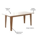 Ver imagem 3 de Mesa para Sala de Jantar 160cm Retangular Tampo Chanfrado Liz Poliman