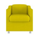 Ver imagem 1 de Poltrona Tilla Sala de Espera em Suede Balaqui Decor Amarelo