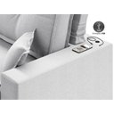 Ver imagem 6 de Sofá Palermo 2,40m Retrátil e Reclinável Linho Soft Prata - Netsofas
