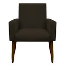Ver imagem 2 de Kit 2 Poltronas Decorativa Nina Cadeira Escritório:marrom