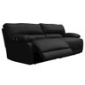 Sofá 2 Lugares Reclinável Elétrico Asmará 174cm Couro Preto - 1