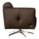 Ver mais imagens de Kit 3 Poltronas Giratória para Sala de Estar Astana Couro Capucino - Gran Belo