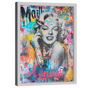Ver imagem 1 de Quadro Decorativo Marilyn Monroe Grafite