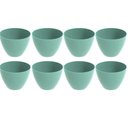 Ver imagem 1 de 8 Tigelas Redonda Grande 6,2l Verde Menta Crippa Servir Salada Frutas Pratos Quentes