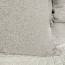 Ver imagem 4 de Kit 3 Capas Almofada Baguete Bouclé Quadradas e Retangular Zíper Invisível, Texturizado