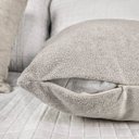 Ver mais imagens de Kit 3 Capas Almofada Baguete Bouclé Quadradas e Retangular Zíper Invisível, Texturizado