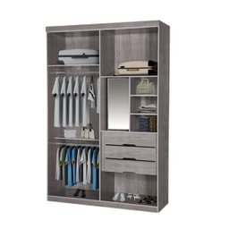 Guarda-roupa Roupeiro 4 Portas Suede 100% Mdf Argila Touch Gabrielli - 2