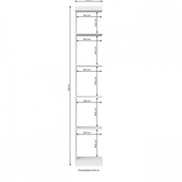Prateleira Externa para Guarda-Roupa A548 Smart Kappesberg - 2 Prateleira Externa para Guarda-Roupa A548 Smart Kappesberg - 2