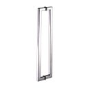 Ver imagem 1 de Puxador Duplo Box Banheiro 30cm Aço Inox Stainless