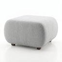 Ver imagem 6 de Puff Decorativo para Sala Orgânico Nara 60 cm Base Fixa Bouclê D03 - D'Rossi