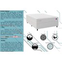 Ver imagem 5 de Cama Box Baú Queen: Colchão Espuma D45 Herval D33 / Ag 65 Feelcore + Base Crc Courano White (