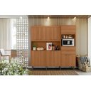 Ver imagem 2 de Cozinha Bahamas 11 Armários 2 Gavetas C/ Espaço para Microondas e Utilidades - Jequitiba