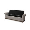 Ver imagem 5 de Baú para Quarto Cama Box Queen Size Couro Sintético Estofado:1829