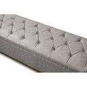 Ver imagem 3 de Baú para Quarto Cama Box Queen Size Couro Sintético Estofado:1829