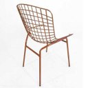 Ver imagem 5 de Cadeira para Cozinha Bertoia Cobre Assento Branco Tubular - Direto de Fábrica