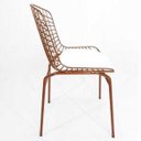 Ver imagem 3 de Cadeira para Cozinha Bertoia Cobre Assento Branco Tubular - Direto de Fábrica