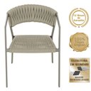 Ver imagem 5 de 8 Cadeiras Atenas Tricô Náutico e Alumínio com Proteção Uv Rami