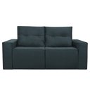 Ver imagem 2 de Sofá 2 Lugares Onix 1,80M para Sala Confortavel Sued Herrero:Azul Marinho