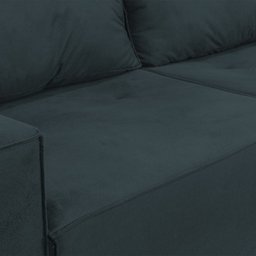 Sofá 2 Lugares Onix 1,80M para Sala Confortavel Sued Herrero:Azul Marinho - 5