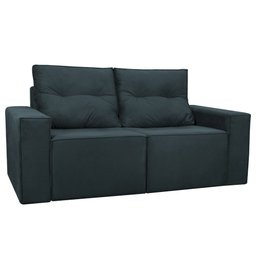 Sofá 2 Lugares Onix 1,80M para Sala Confortavel Sued Herrero:Azul Marinho - 3