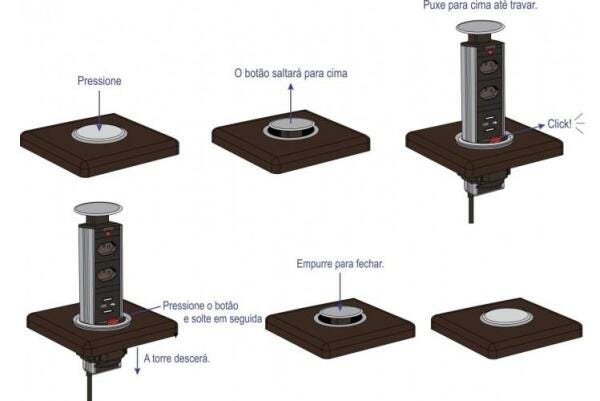 Torre Multiplug Usb com 2 Tomadas Renna - 3
