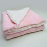 Cobersoft Bebê Dupla Face Macio Manta Microfibra e Sherpa - Rosa - 3