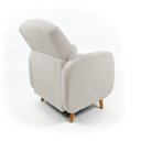 Ver imagem 3 de Poltrona Amamentação Madeira Jhessy Suede D03 - D'rossi