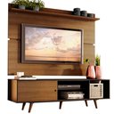 Ver imagem 2 de Rack Madesa Dubai e Painel para TV até 65 Polegadas com Pés Preto/Rustic D85Z Cor:Preto/Rustic