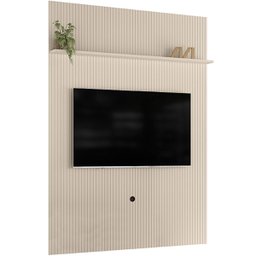 Painel Suspenso Piso-teto para Tv 65 Polegadas Cassio Off White - 2