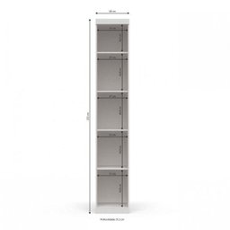 Guarda-Roupa Modulado 1 Porta A531 Smart Kappesberg - 3 Guarda-Roupa Modulado 1 Porta A531 Smart Kappesberg - 3