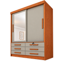 Ver imagem 3 de Quarto Completo Guarda Roupa Cama e Mesa de Cab. Rio-Tcel