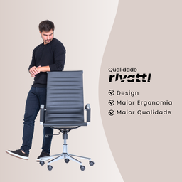 Cadeira de Escritório Office Sevilha Alta - Rivatti - 6
