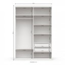 Ver imagem 3 de Guarda-Roupa Solteiro 4 Portas 2 Gavetas Internas A534 Smart Kappesberg