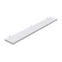 Ver imagem 1 de 1 Prateleira Branca 70X10 Com Suporte Flutuante Mdf Organizadora Decoração Cozinha Quarto Banheiro