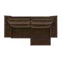 Ver imagem 6 de Sofá Aspen 1,80m Retrátil Reclinável Suede Marrom Xflex Sofás