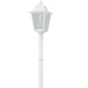 Ver imagem 7 de 12 Postes Luminária 1,95m Praça Jardim Branco 1 Lâmpada Soberana Colonial Dital