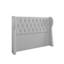 Ver imagem 5 de Cabeceira para Cama Box King 193 Cm Beatriz Corino Branco I02 - D'Rossi