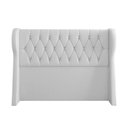 Ver imagem 1 de Cabeceira para Cama Box King 193 Cm Beatriz Corino Branco I02 - D'Rossi