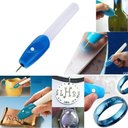 Ver imagem 2 de Caneta Gravadora Portátil para Artesanato e Multiuso 3V Azul e Branco Kangur