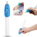 Ver imagem 4 de Caneta Gravadora Portátil para Artesanato e Multiuso 3V Azul e Branco Kangur