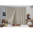 Ver imagem 2 de Cortina Blackout com Linho 4,00x2,50 para Trilho Suíço Cor:palha