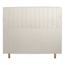 Ver imagem 2 de Cabeceira Cama Box Queen Namur 160 Cm Suede Bege Claro - MV Estofados Shop