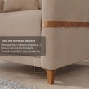 Ver imagem 6 de Poltrona de Leitura Confort Premium para Sala de Estar Canela