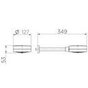 Ver imagem 3 de Chuveiro Docol Novo Technoshower 1204872 de Parede Ouro Escovado
