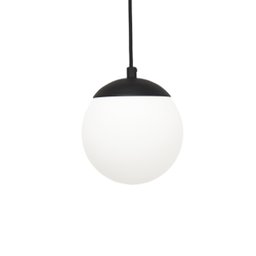 Pendente Jabuticaba Preto 1 Bola/globo de Vidro.:preto - 2