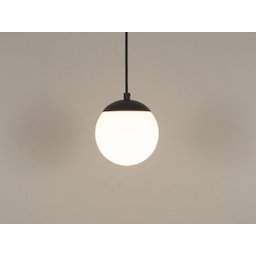 Pendente Jabuticaba Preto 1 Bola/globo de Vidro.:preto - 3
