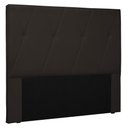 Ver imagem 1 de Cabeceira Estofada Cama Box Casal King Size Aquilla 195cm Corano Marrom - Desk Design
